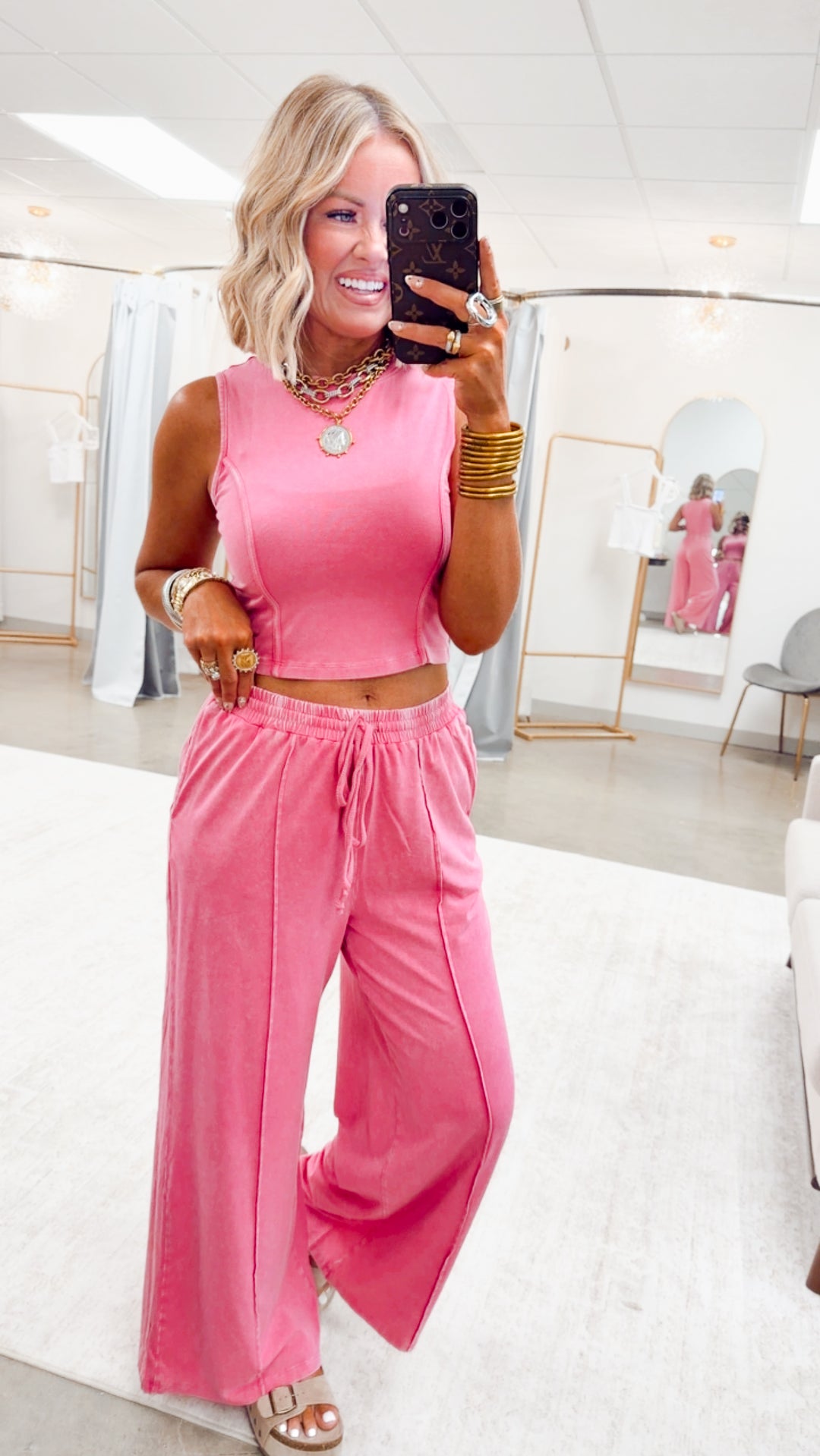The Drift Away Set-Fuchsia