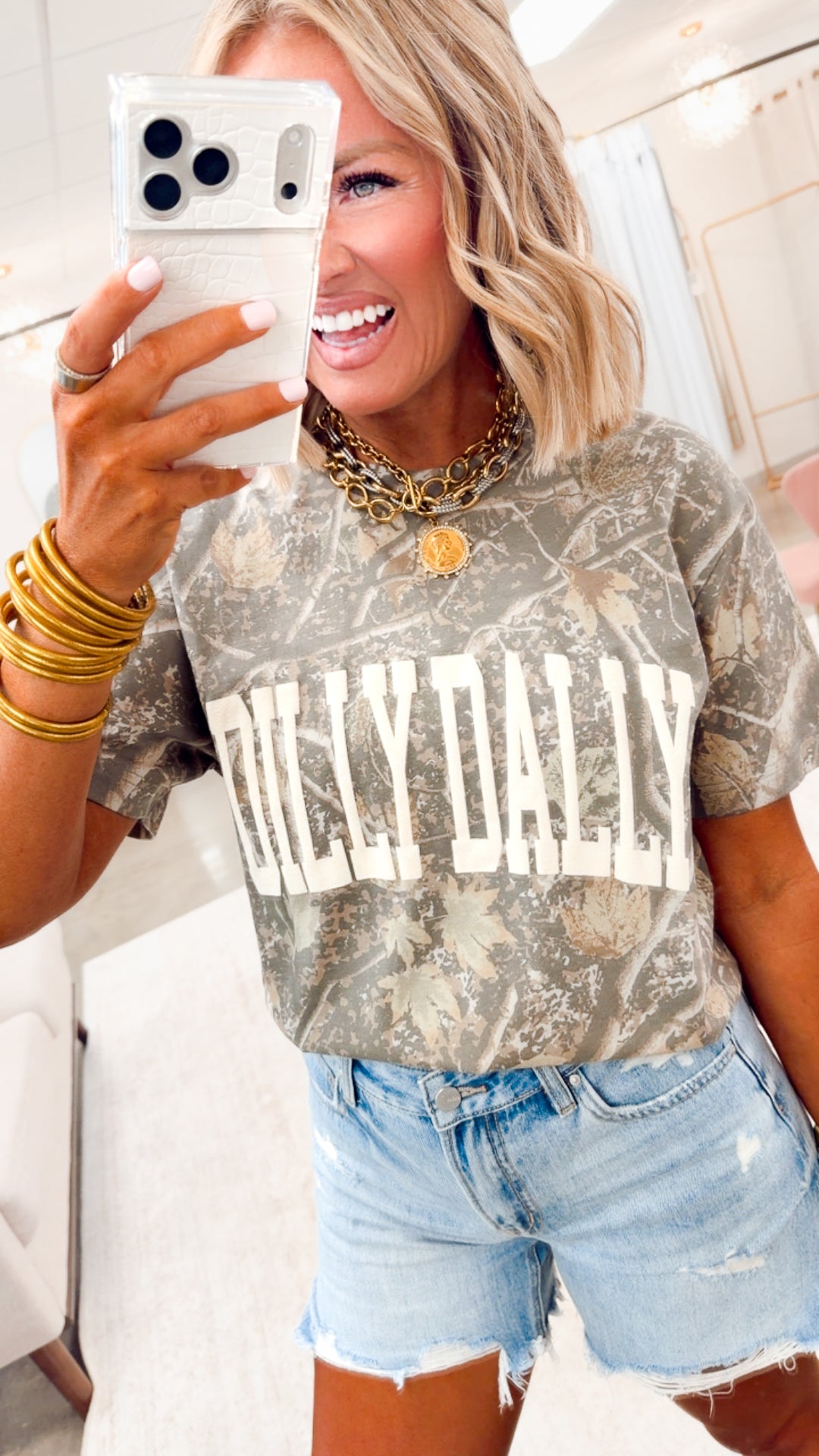 Dilly Dally Camo Tee