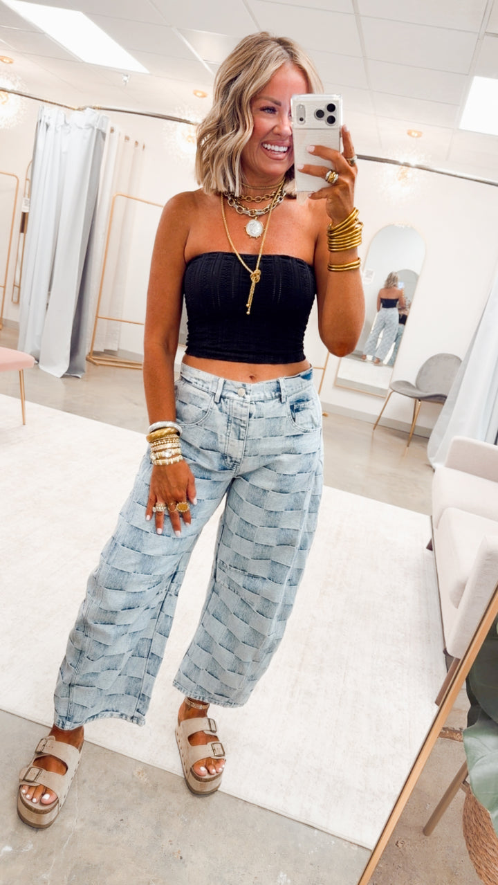 Soft Soleil Tube Top-Black