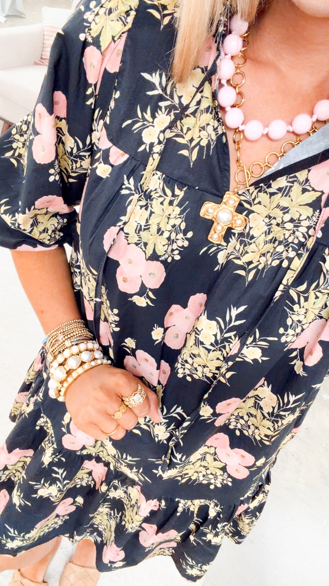 The Pretty in Petals Mini Dress