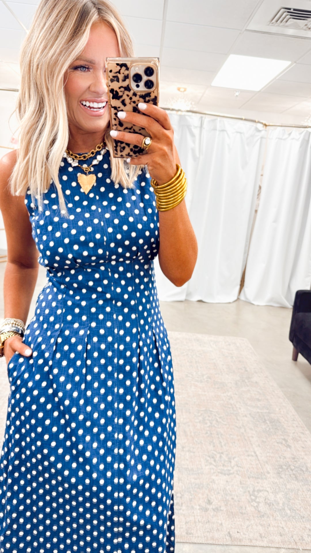 Estelle Polka Dot Dress