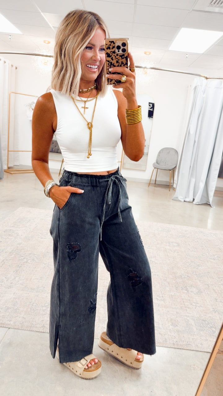 Sol Wanderer Jeans-Black