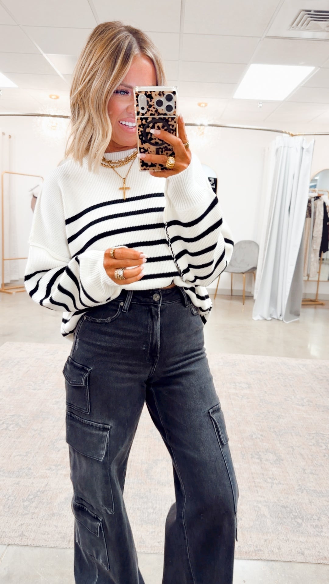 The Ivory Stripe Pullover