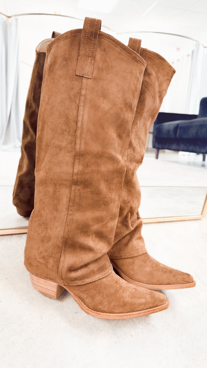 Pamela Slouch Heel Boot