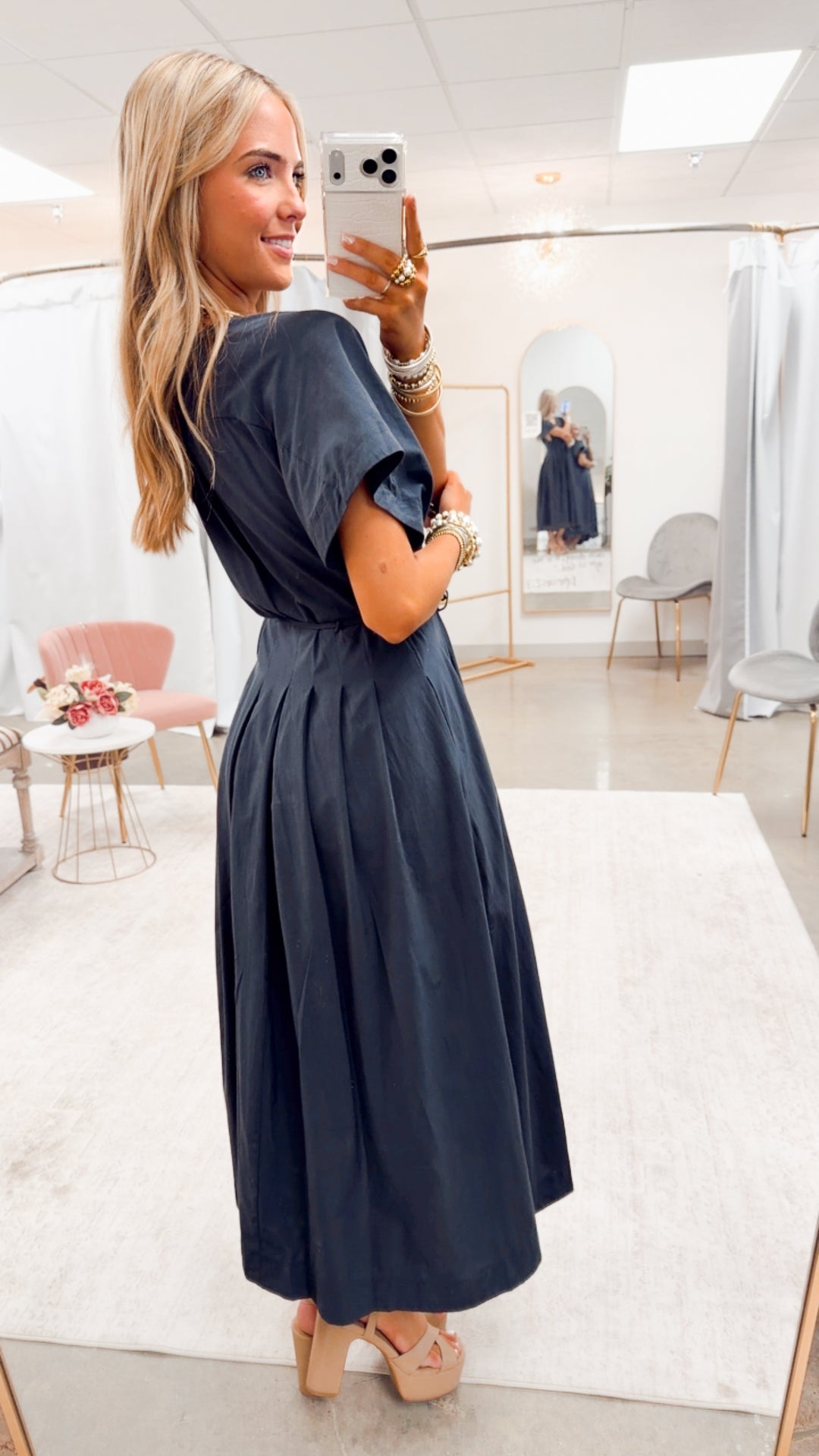The Perfectly Placed Dress-Midnight