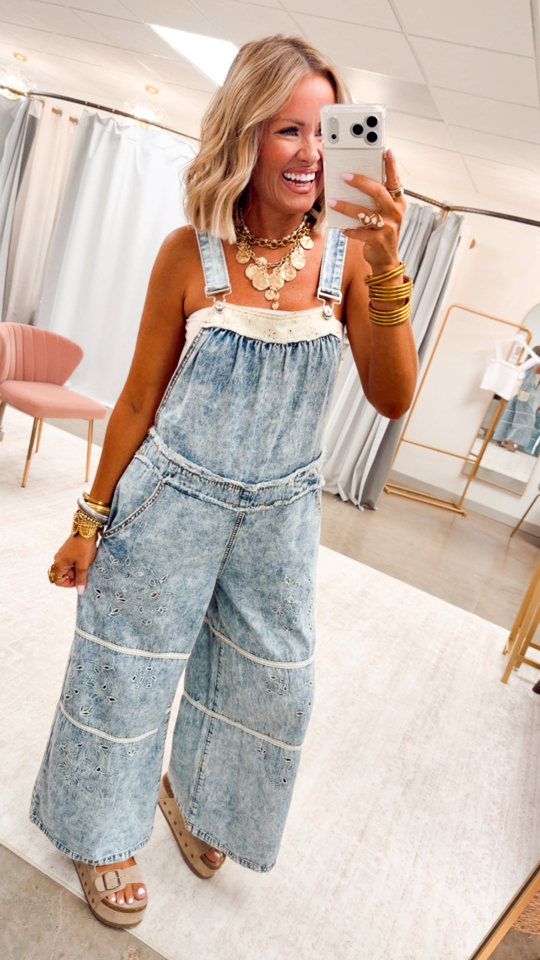 The Landry Twill Patch Overalls