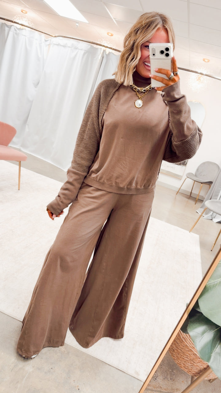 The Luxe Comfort Set-Mocha Latte