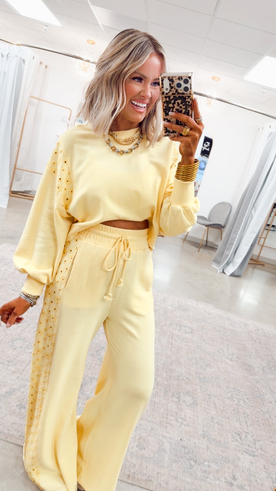 The Paloma Plush Set-Mellow Yellow