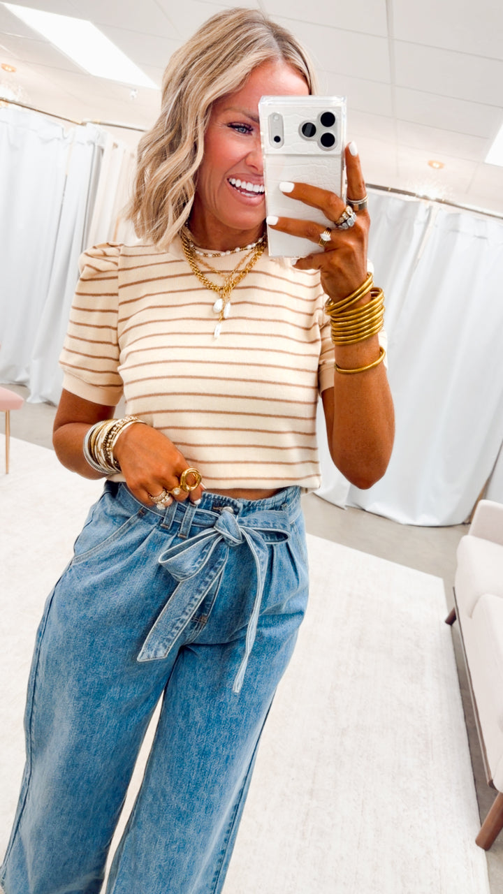 The Stripe Haven Top