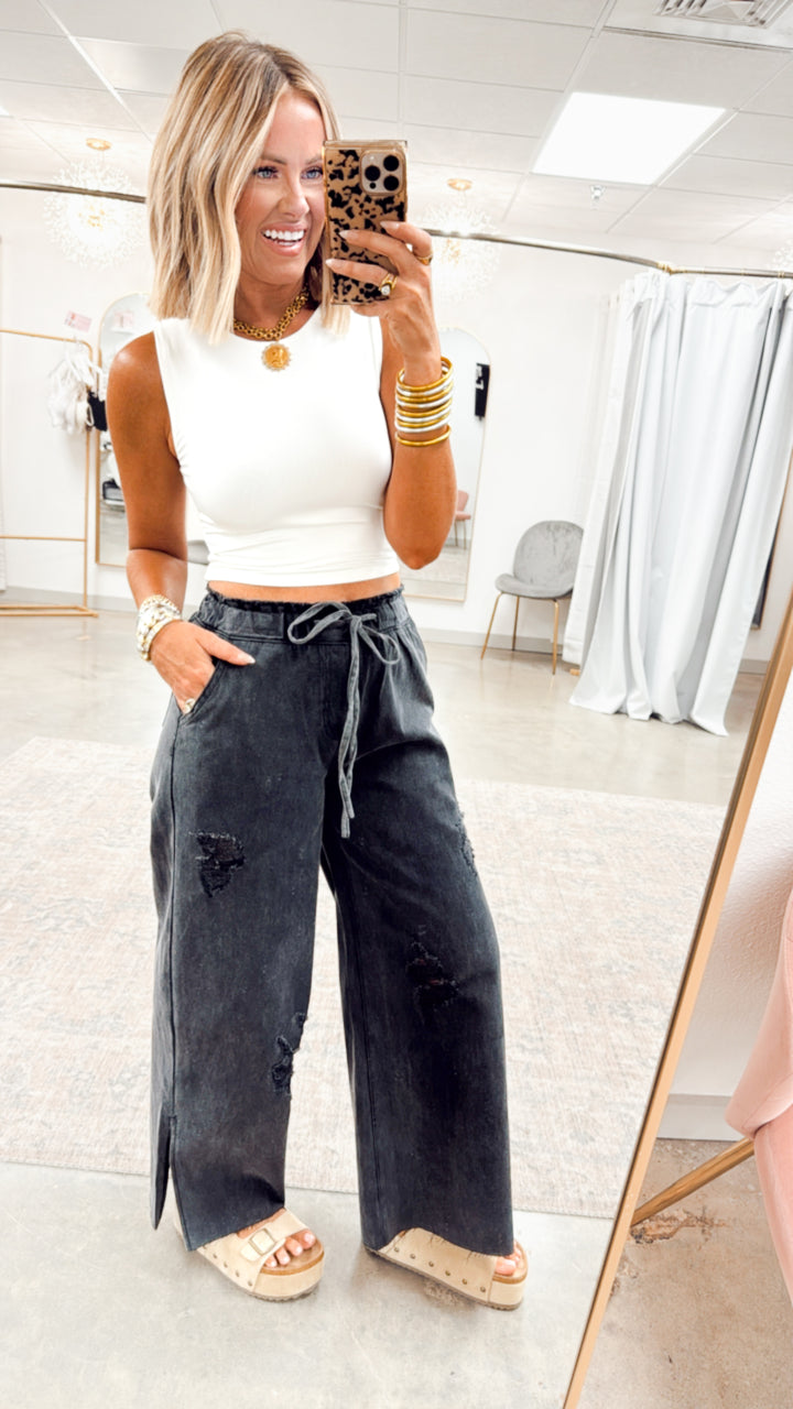 Sol Wanderer Jeans-Black