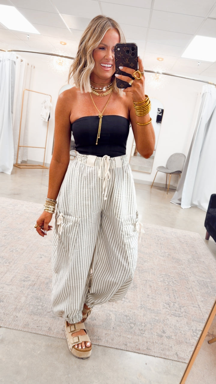The Odette Jogger Pants-Oatmeal