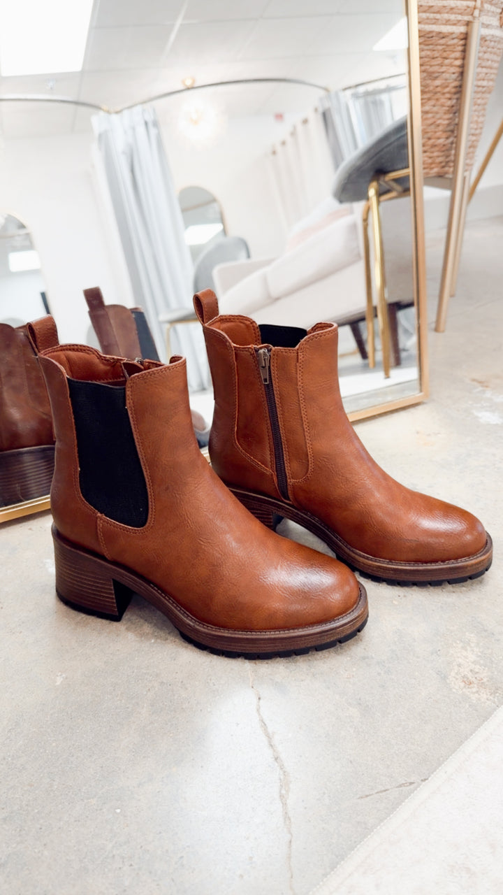 The Martelli Bootie-Brown