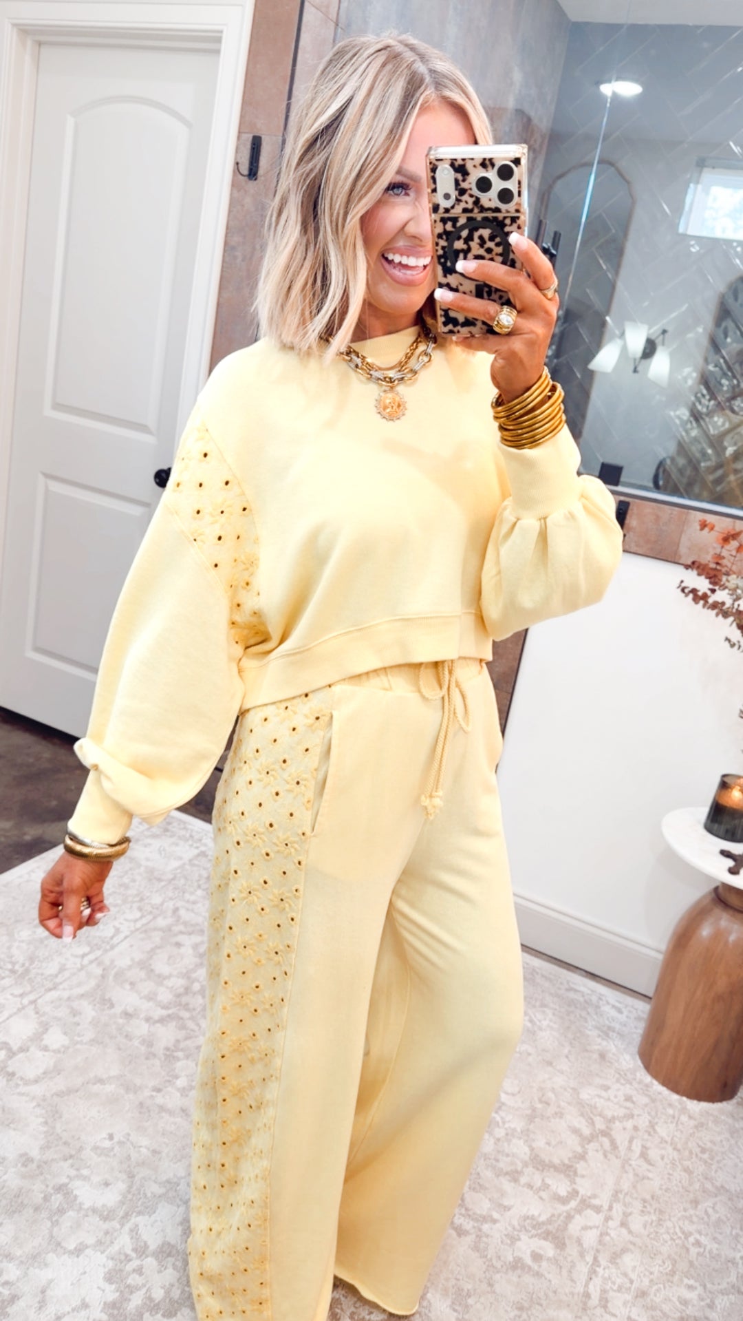 The Paloma Plush Set-Mellow Yellow