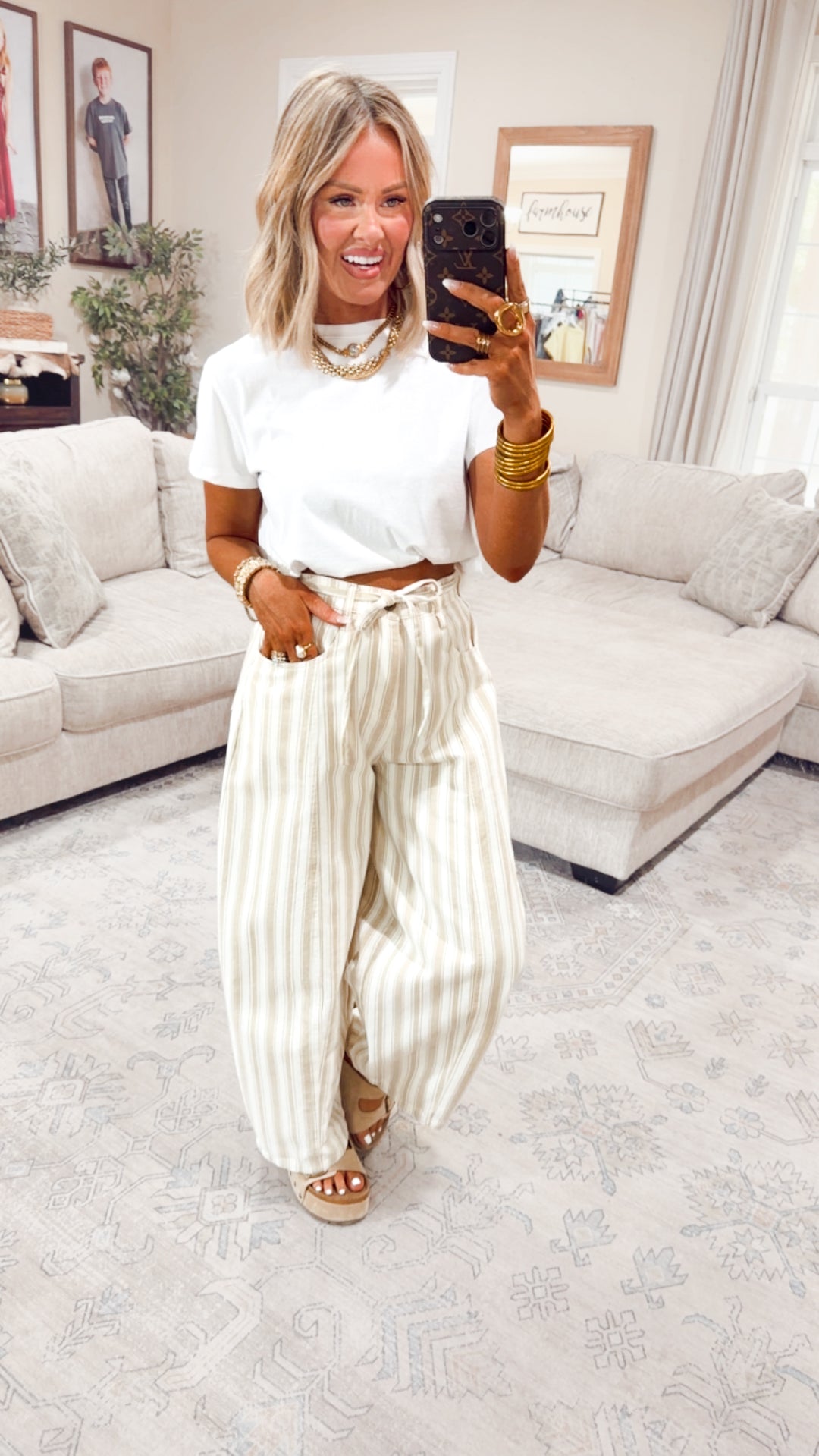 Classic Relaxed Crop Tee-White