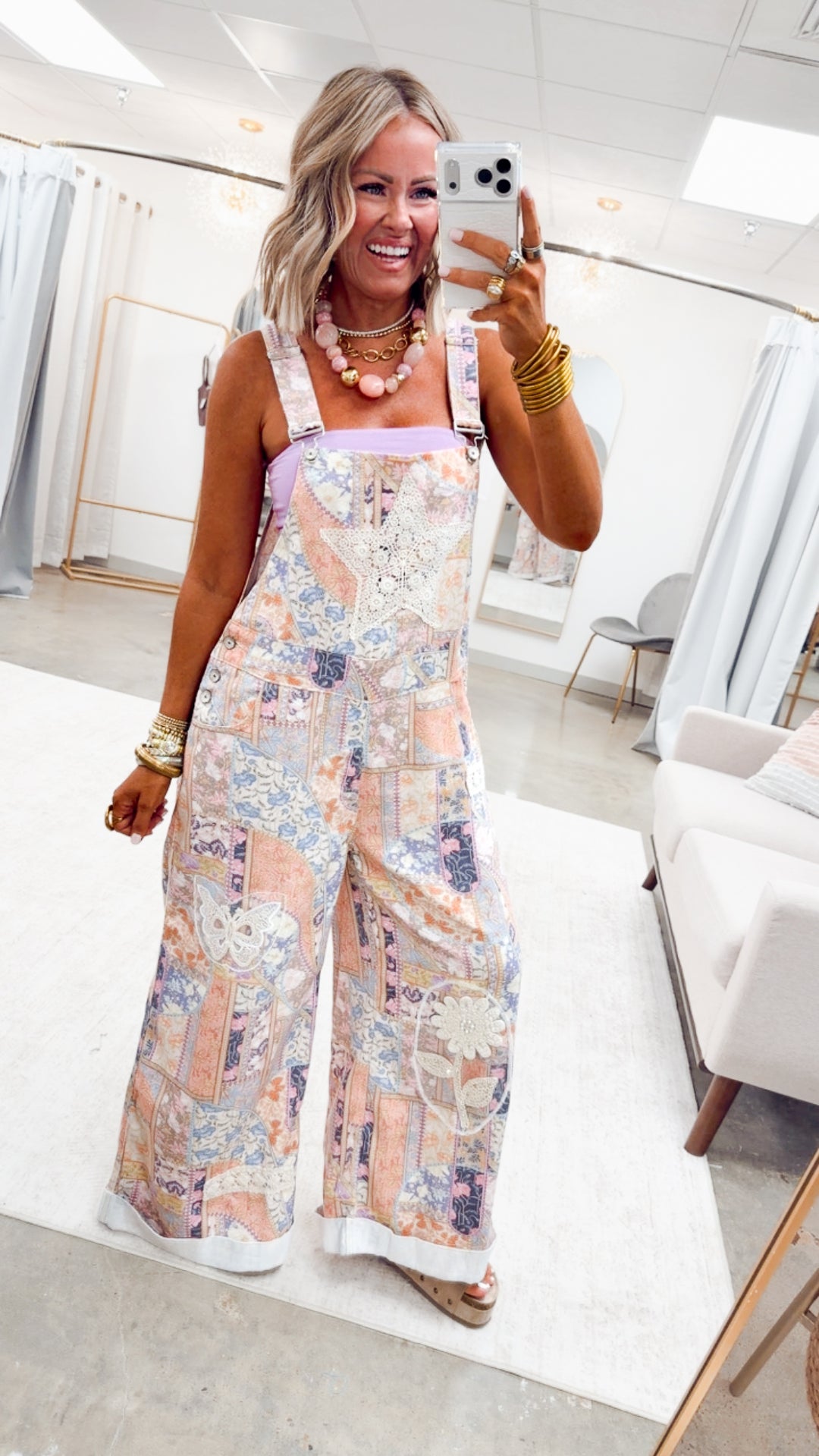 The Lace & Lotus Overalls