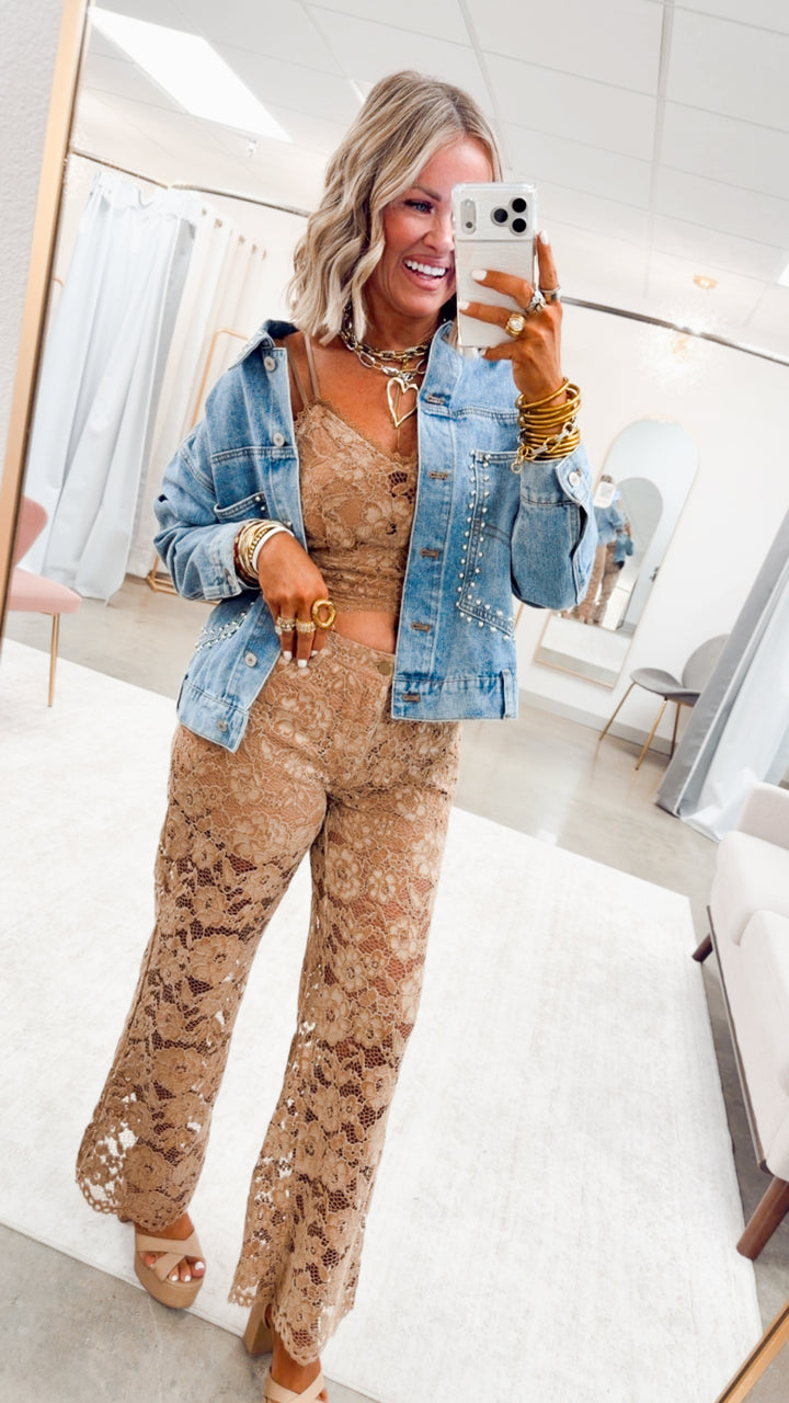 The Vale Lace Pants