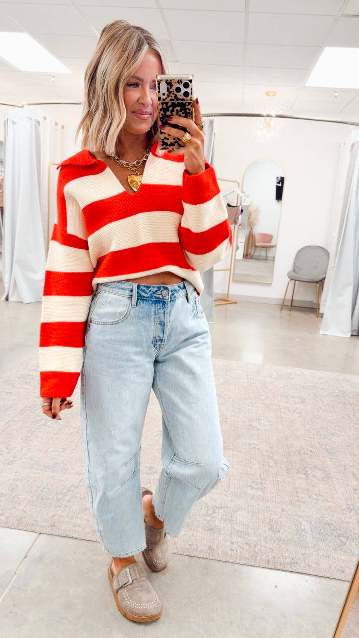 Peppermint Cozy Sweater