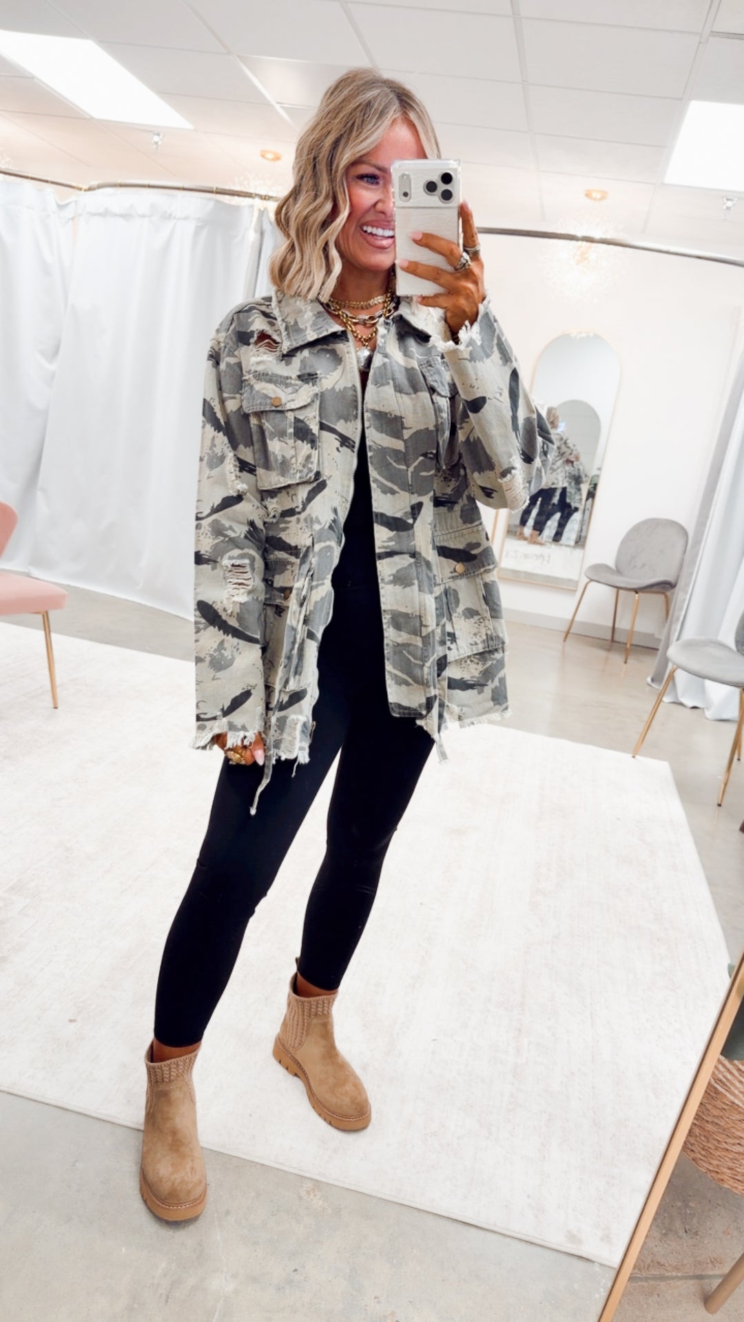 The Sweet Camo Twill Jacket