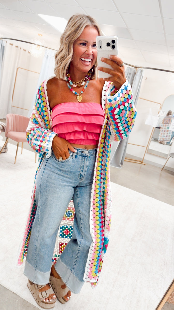 The Colorfield Crochet Cardigan