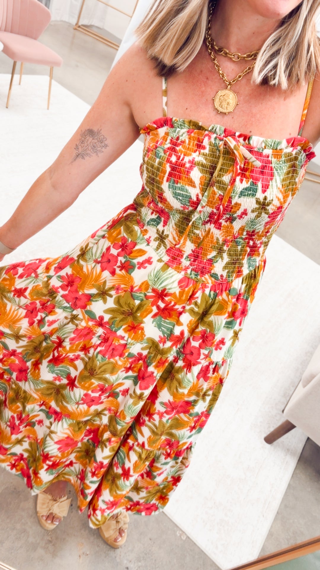 The Maui Breeze Midi Dress