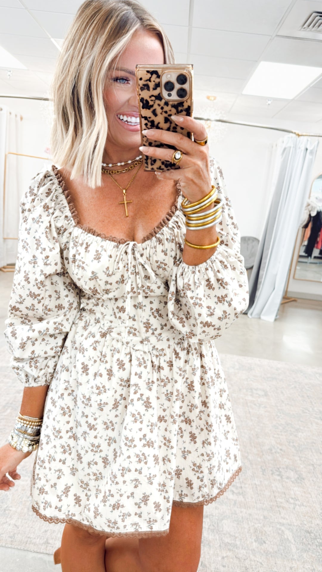 Callum Floral Mini Dress