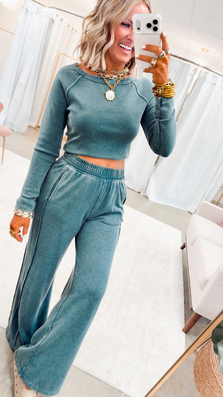 The Arabella Two Piece Set-Deep Jungle