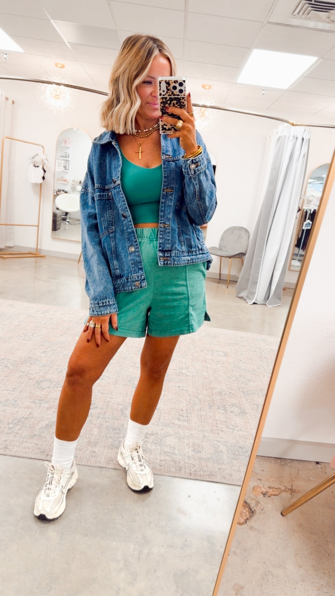 V Neck Yoga Top-Kelly Green