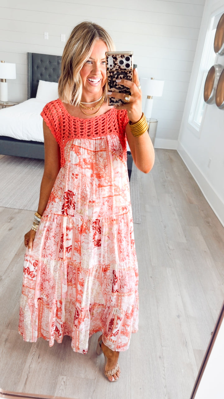 Wren Boho Crochet Maxi