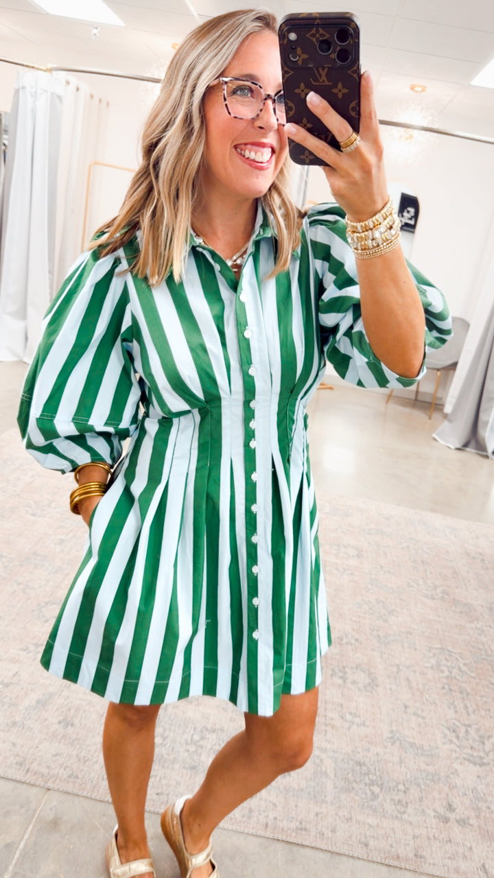 The Tinsley Pintuck Mini Dress