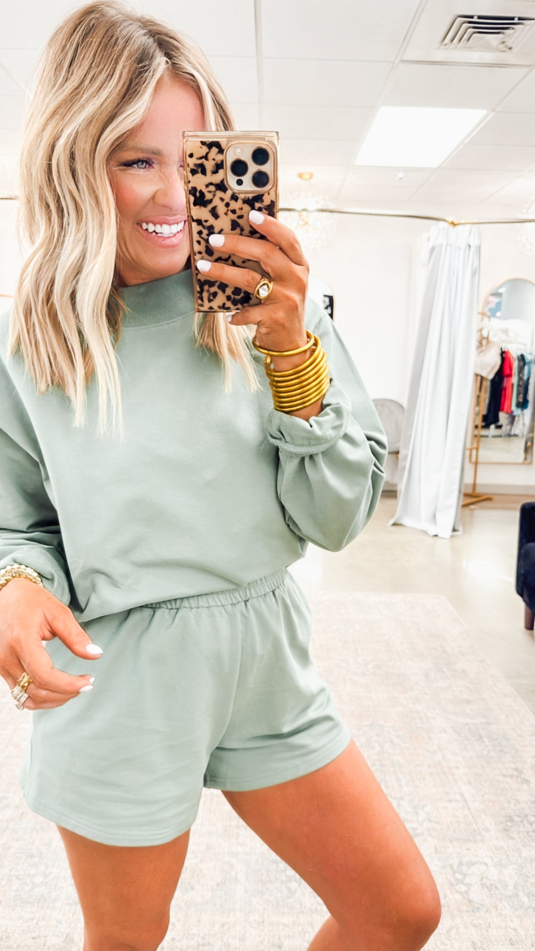 Hollis Two-Piece Set-Olive