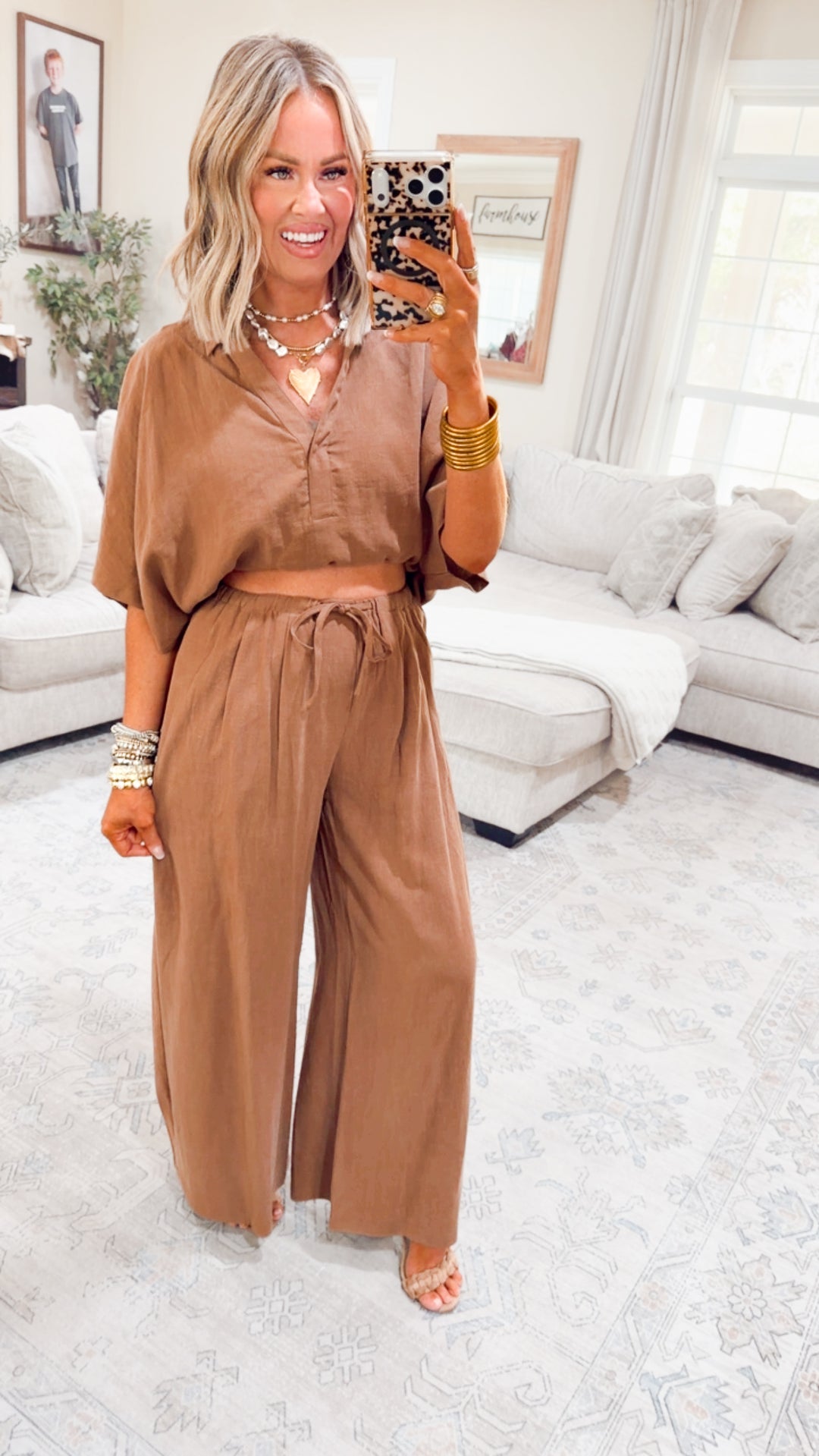 The Lora Popover Set- Rattan