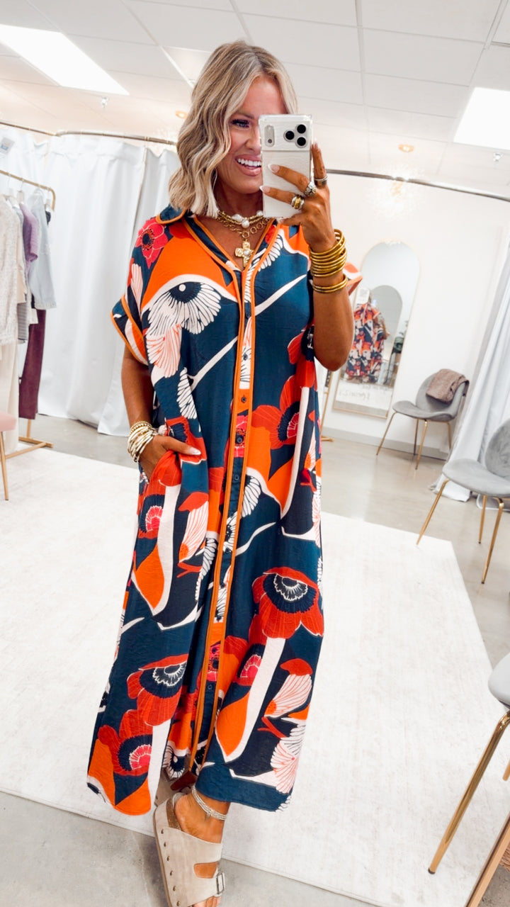 The Monaco Palm Dress
