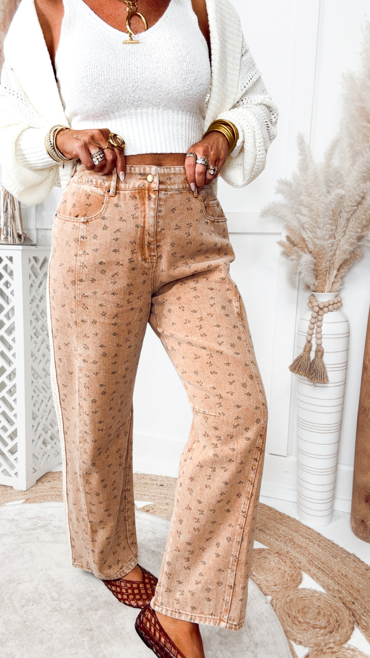 The Lovelace Jeans-Camel