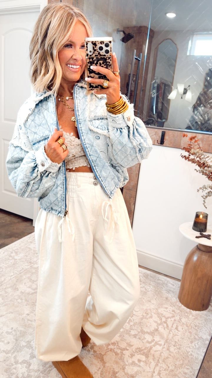 Wanderlace Bralette Top-Taupe