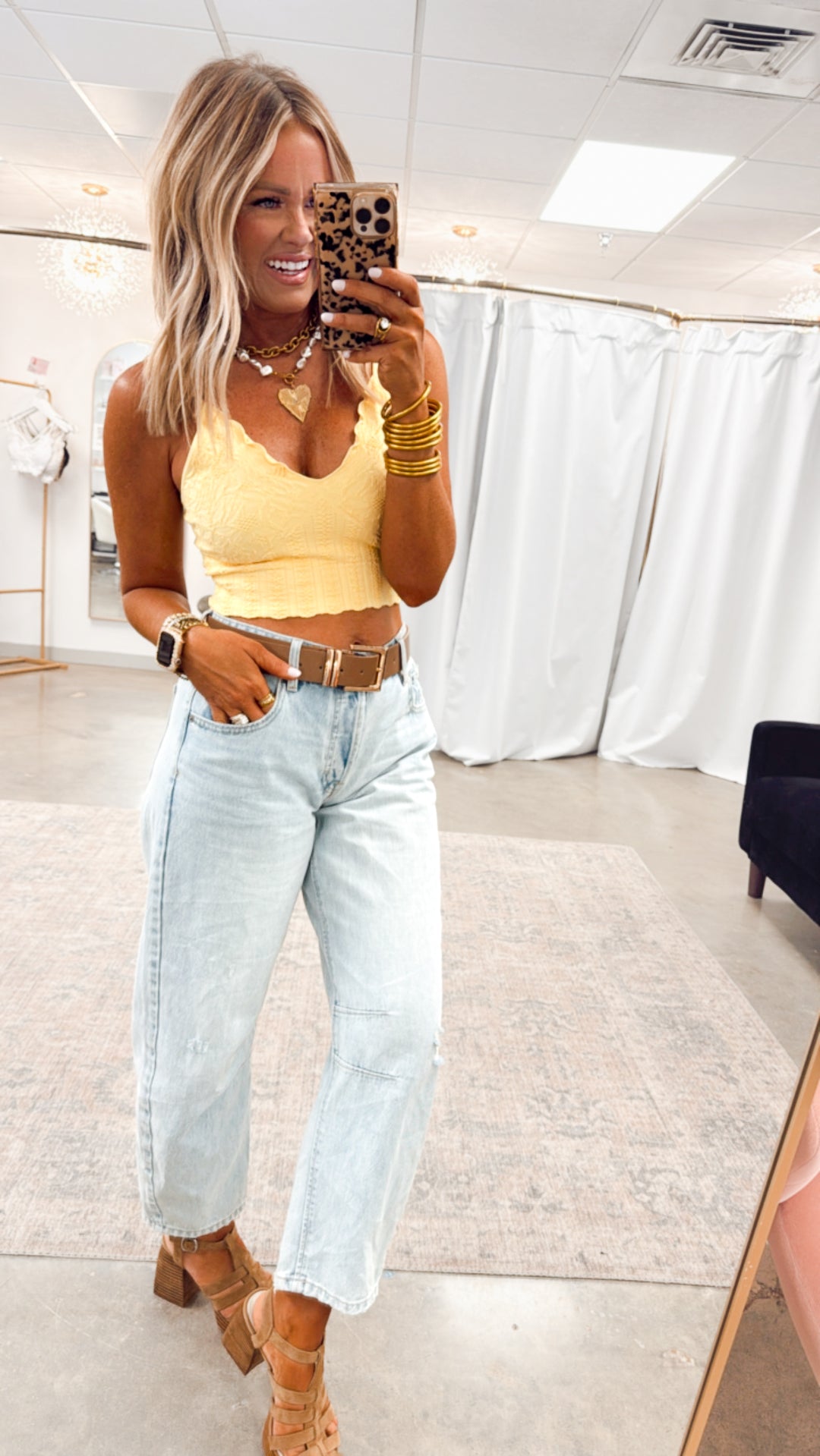 Boheme Lace Bralette-Pale Lemon