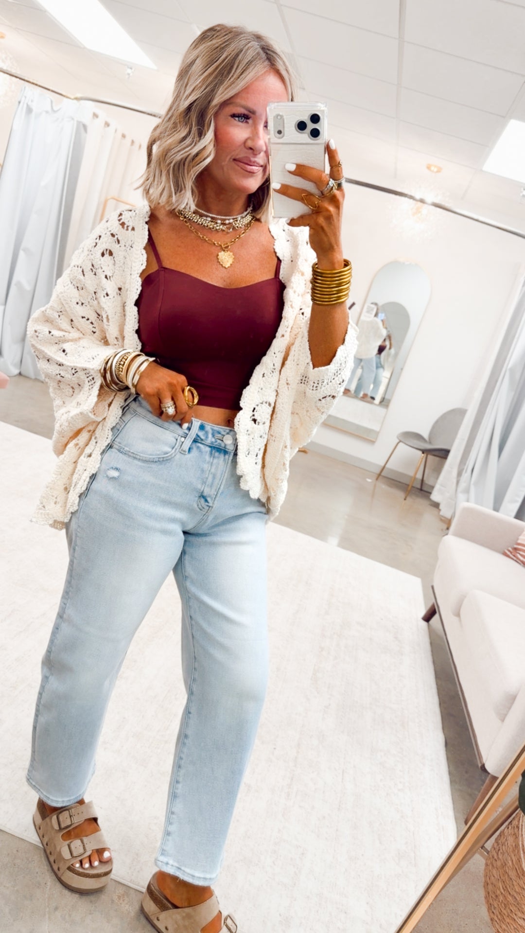 The Birch Hollow Cardigan-Cream