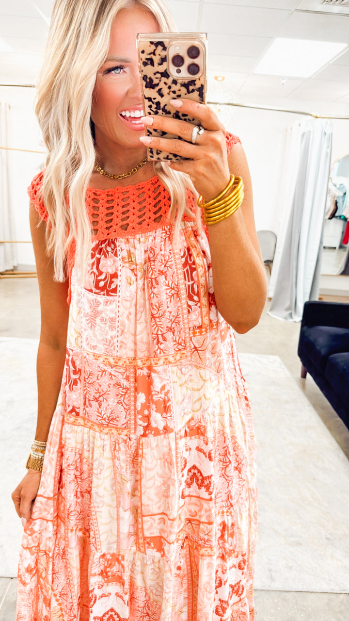 Wren Boho Crochet Maxi
