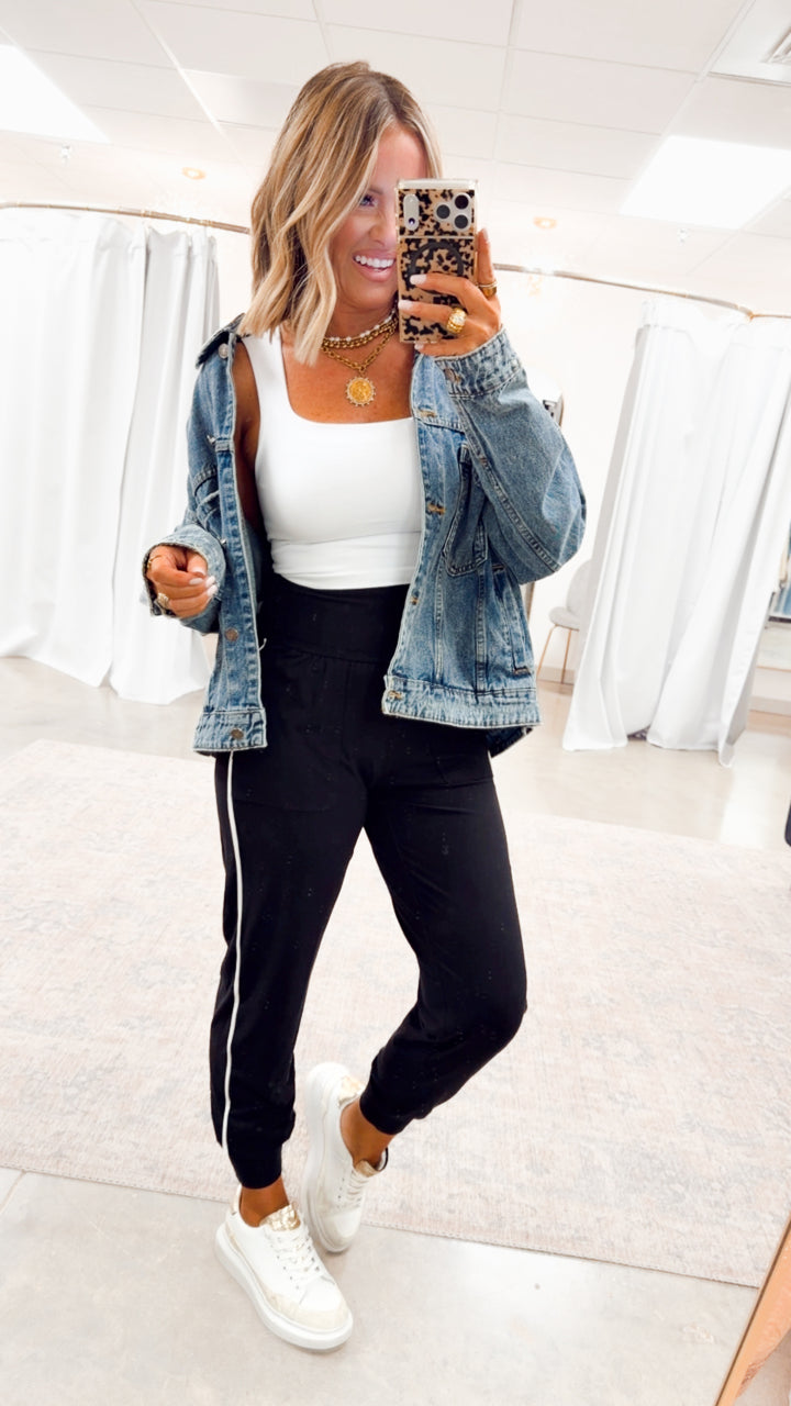 The Butter Flex Joggers-Black