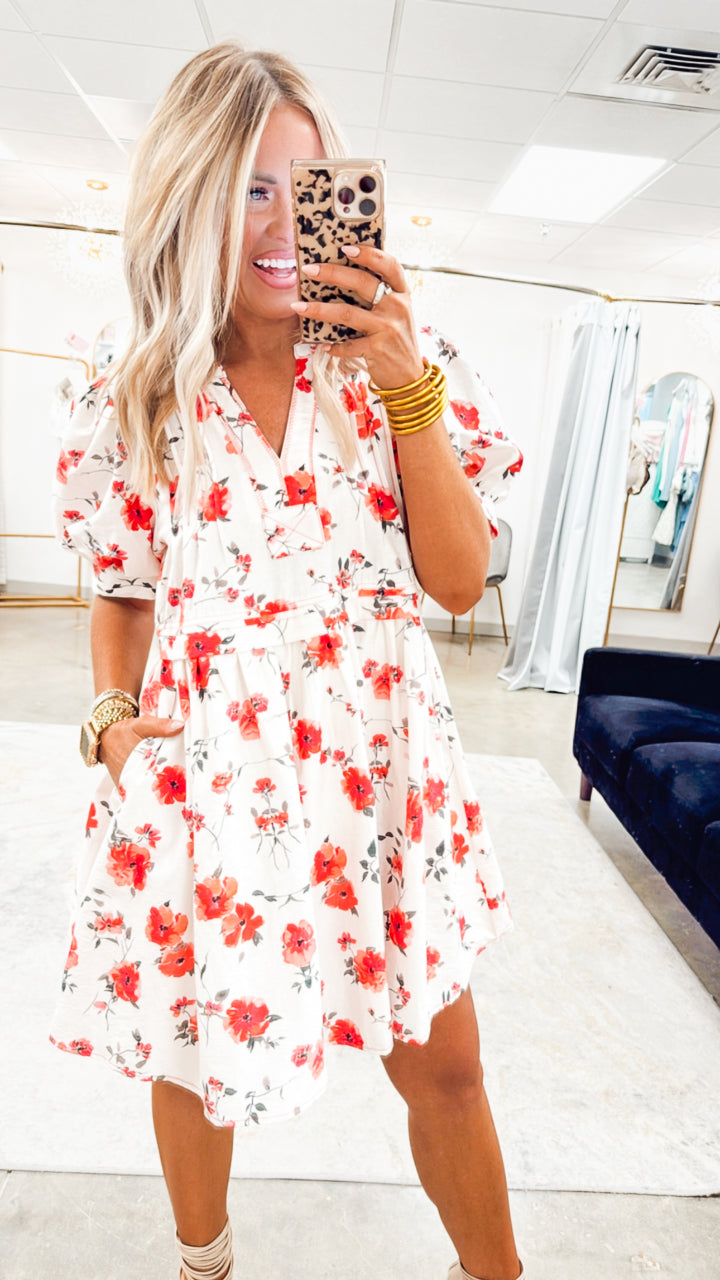 Rosalie Bloom Mini Dress