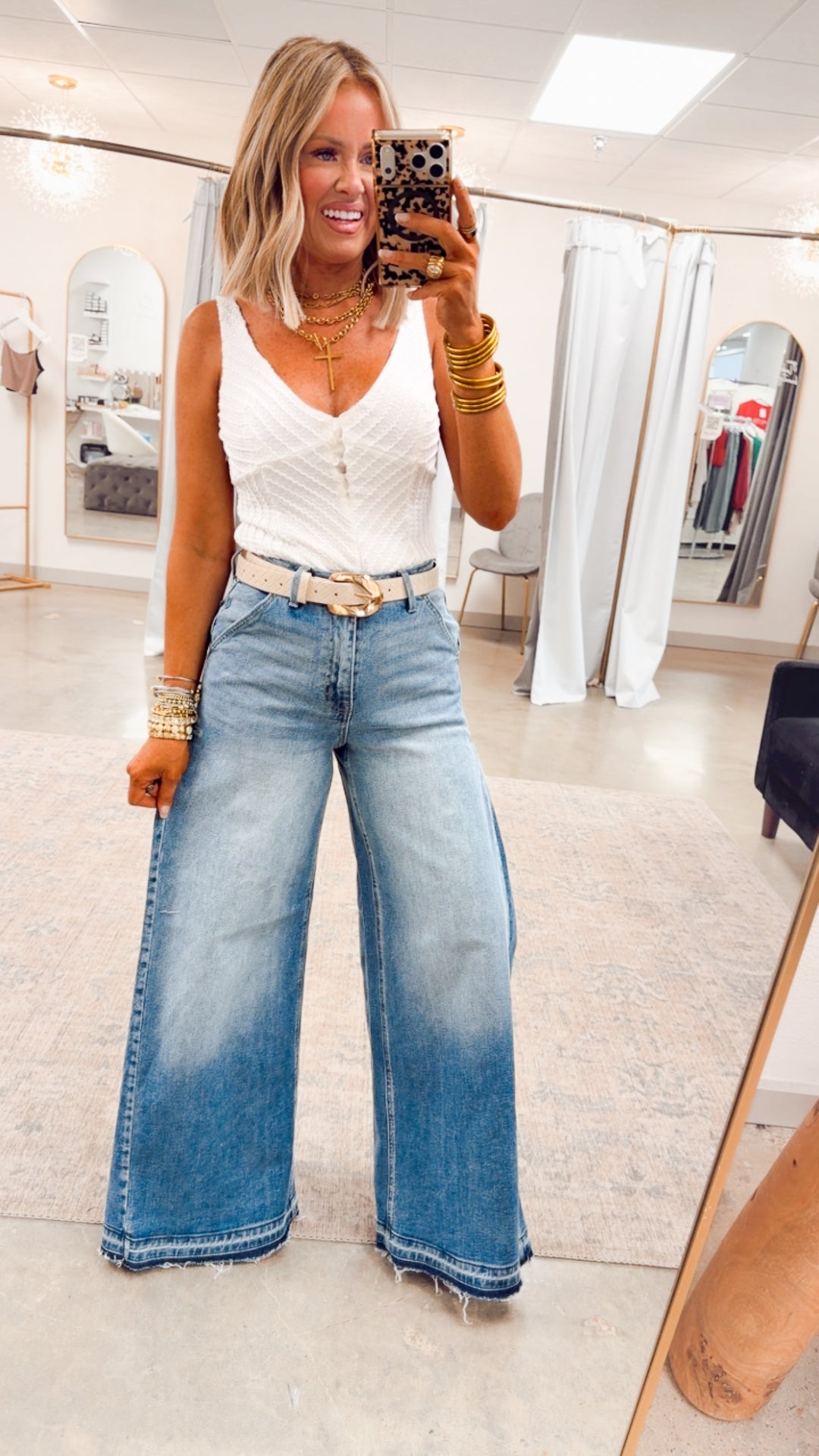 Gia V-Neck Bodysuit-White