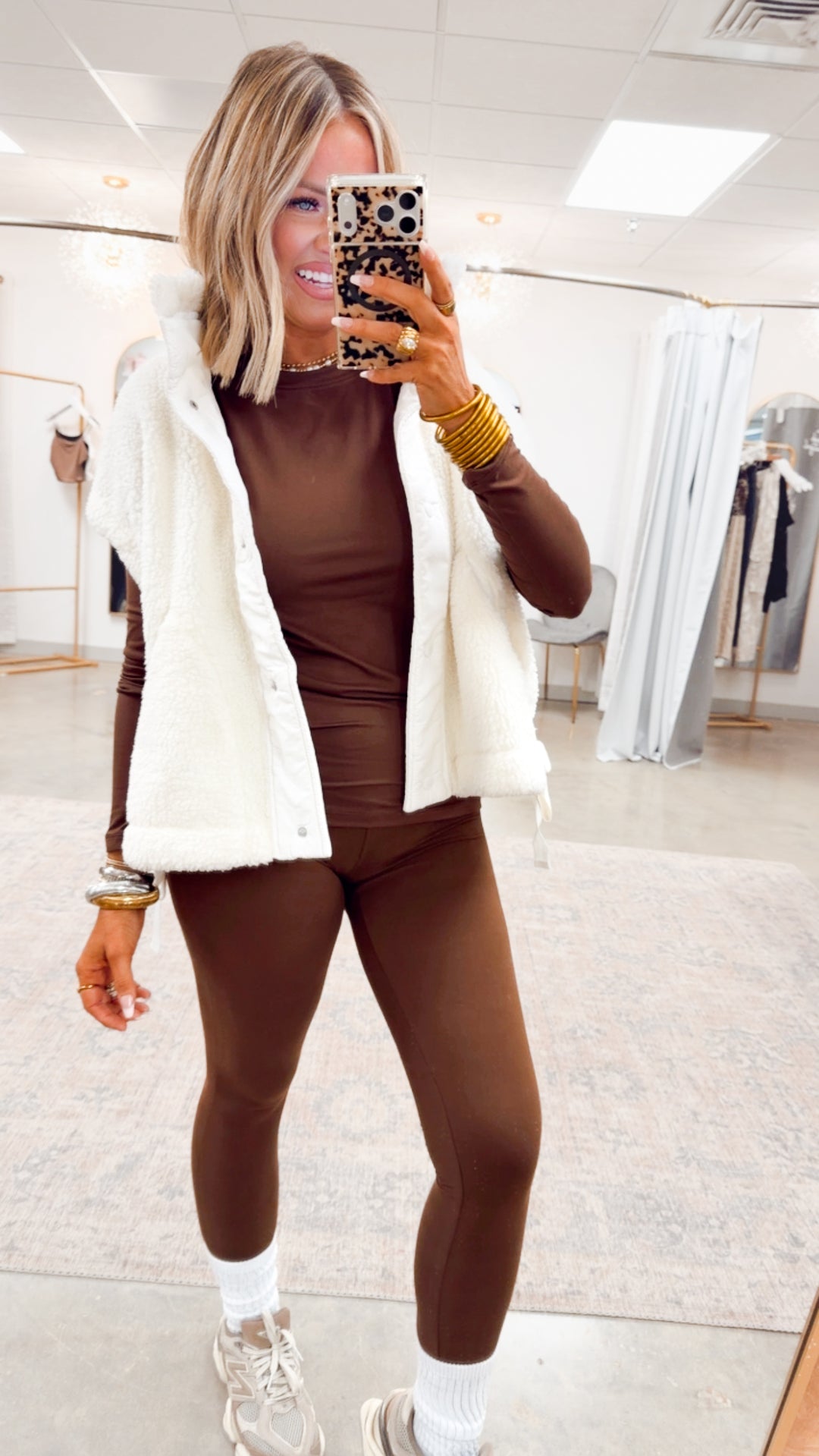 Chalet Sherpa Vest-White