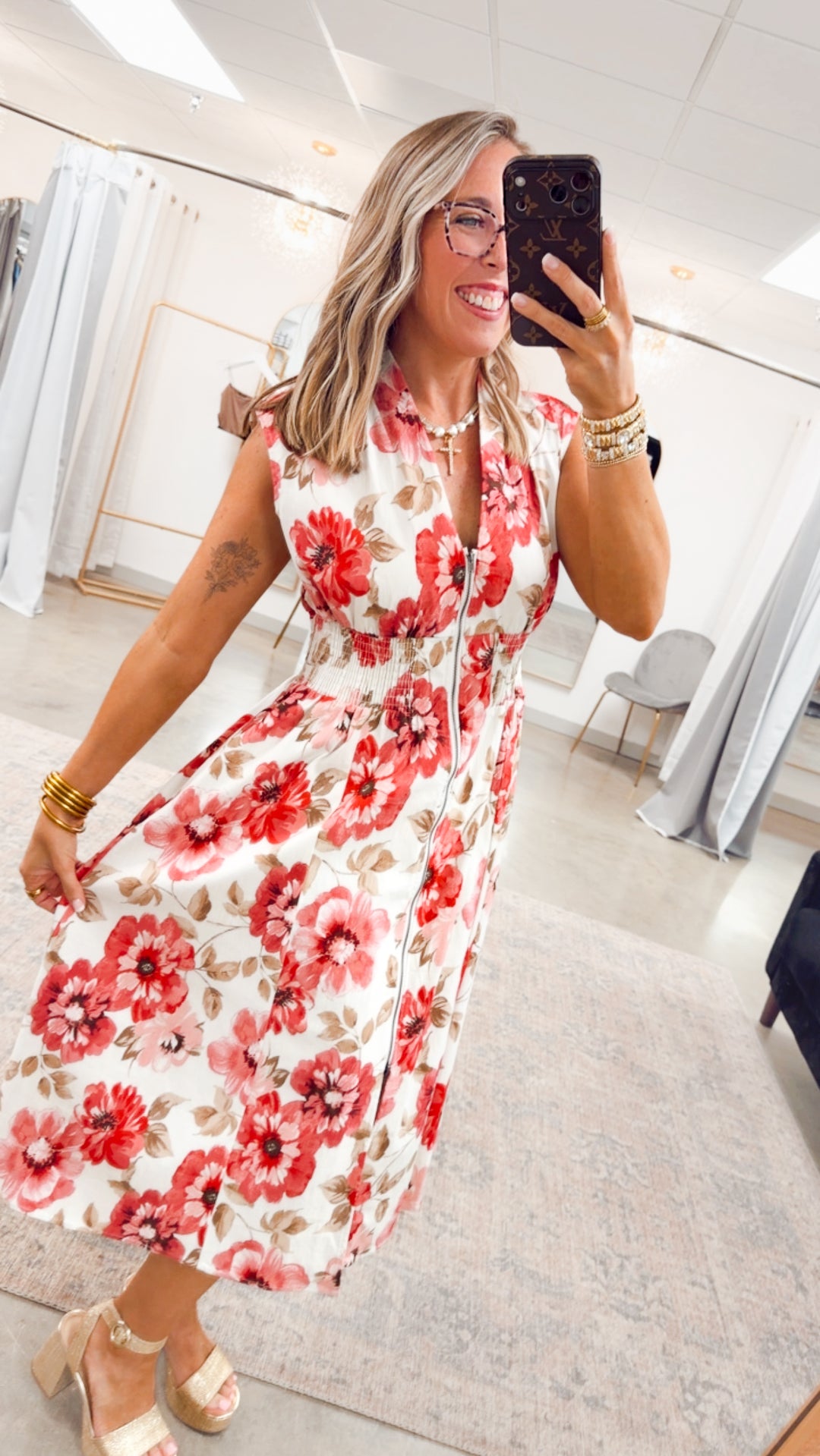 The Scarlet Blossom Dress