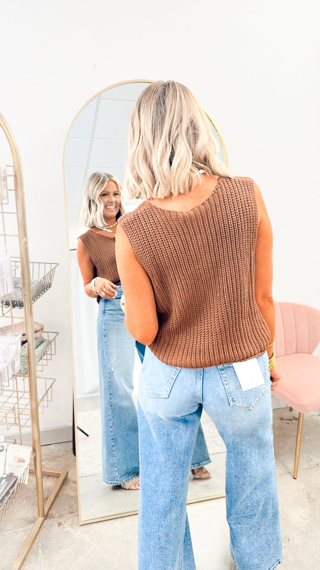 Lofty Sweater Vest-Coco