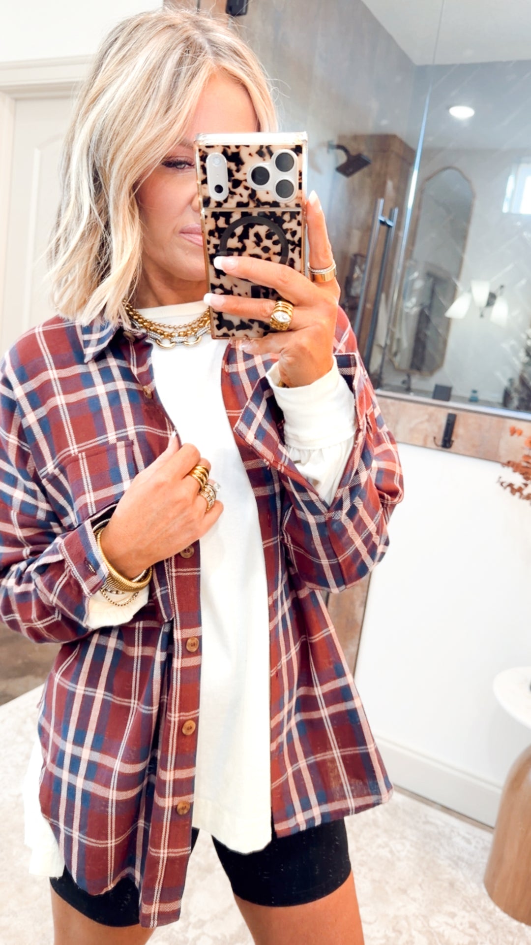 Bristol Plaid Flannel-Burgundy