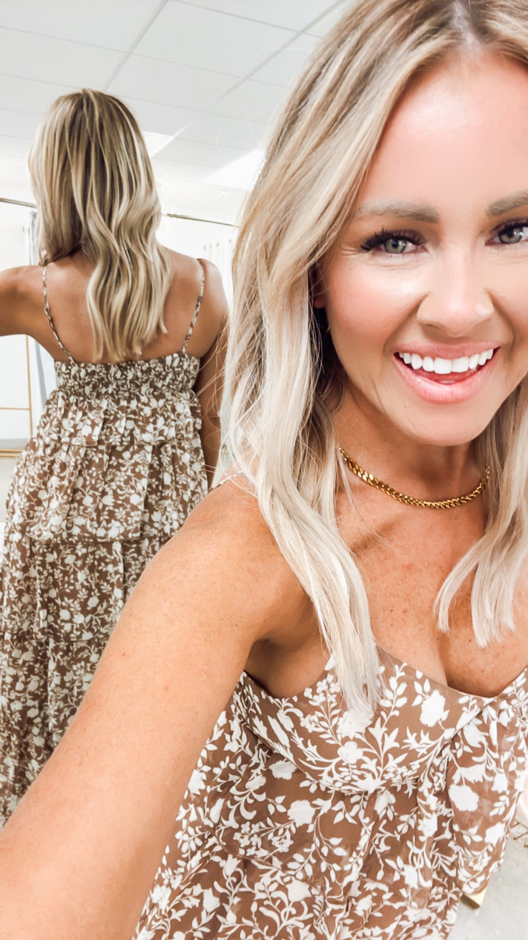 The Bare Tiered Maxi Dress