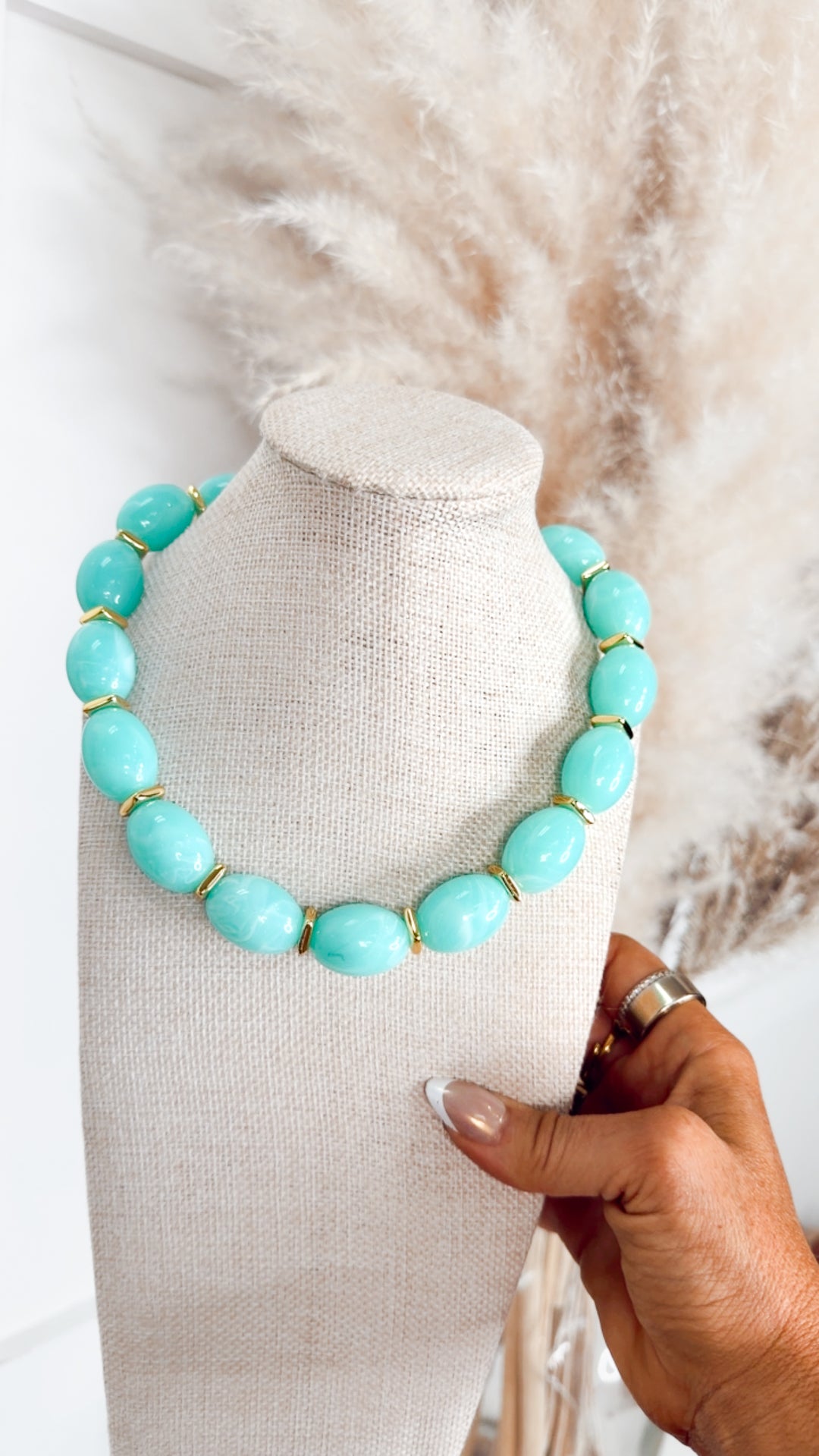 Jelly Pop Mint Necklace