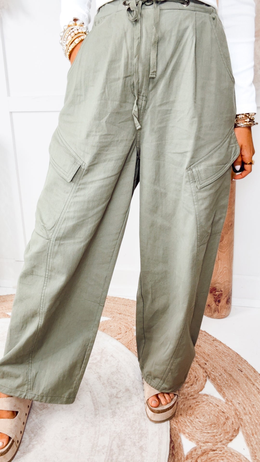The Remington Cargo Pants-Olive