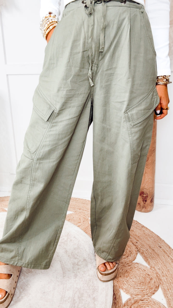 The Remington Cargo Pants-Olive