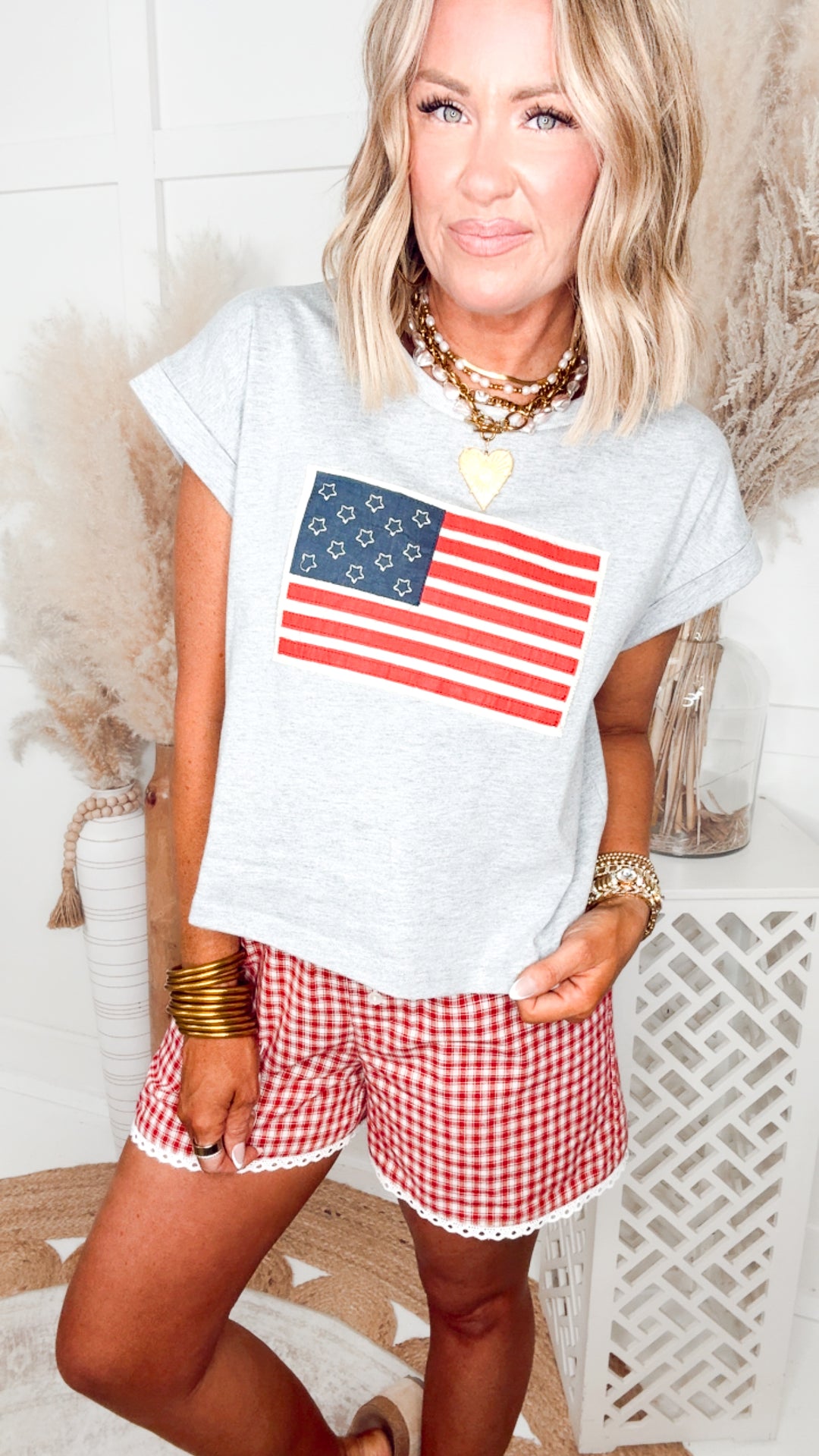 The Gingham Lounge Shorts