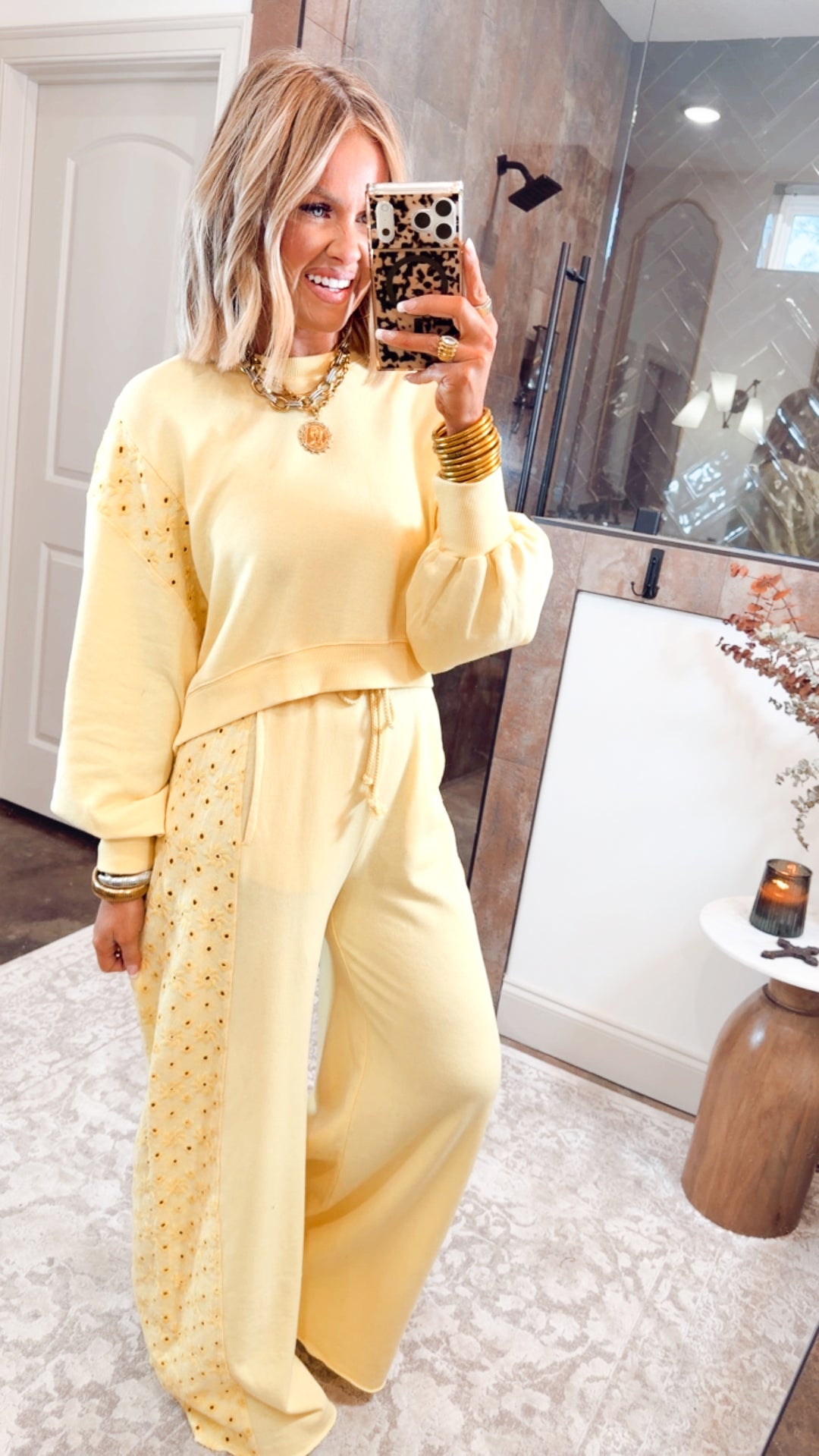 The Paloma Plush Set-Mellow Yellow